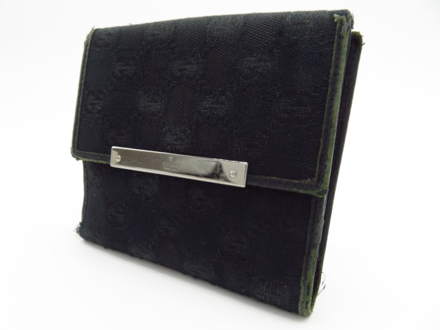 Wホック財布 GGキャンバス